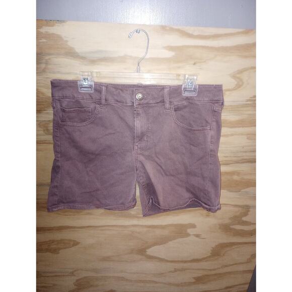 Women's American Eagle Mauve Shorts 14 Midi - Picture 2 of 2